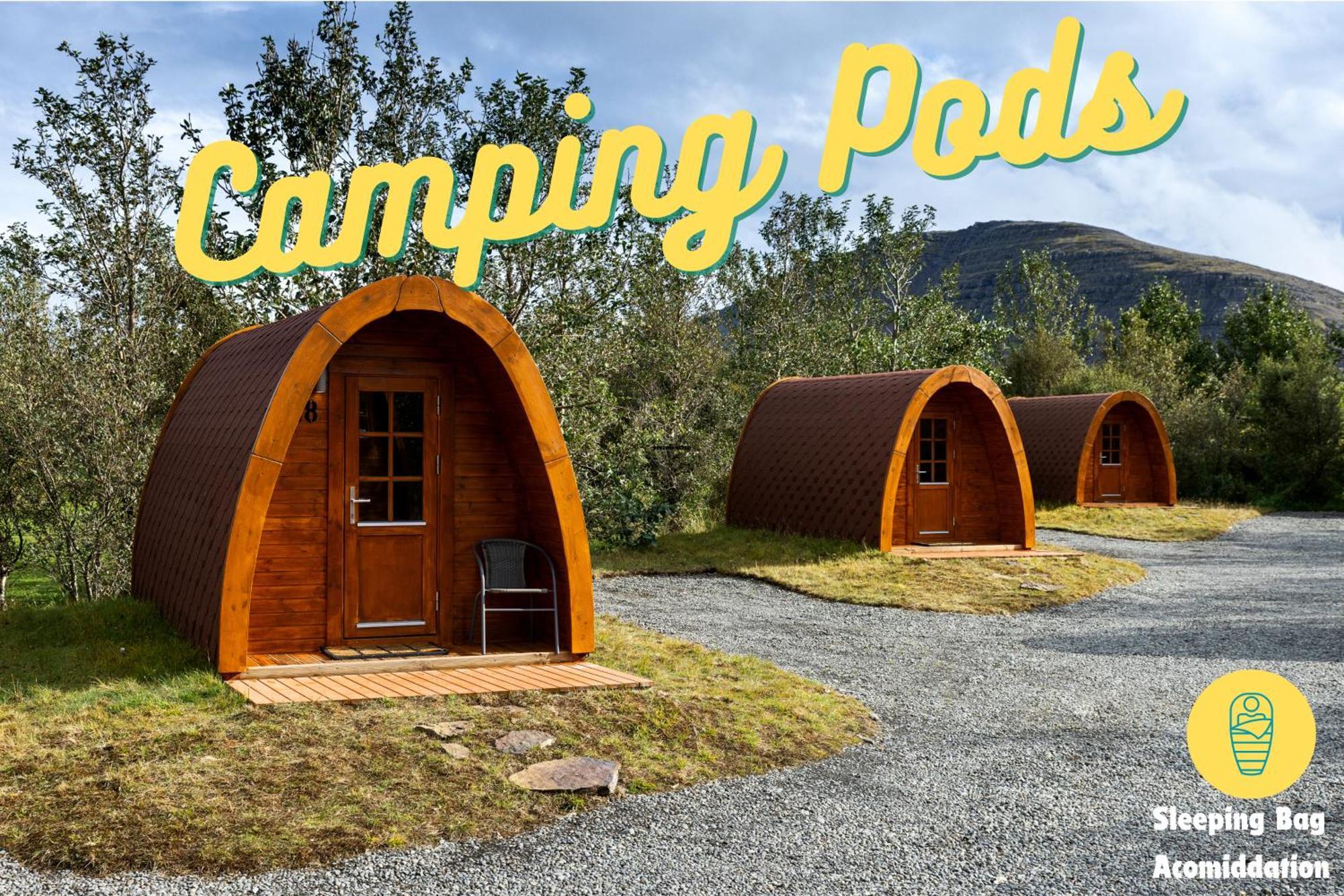 Fossatun Camping Pods & Cottages - Sleeping Bag Accommodation Exterior foto