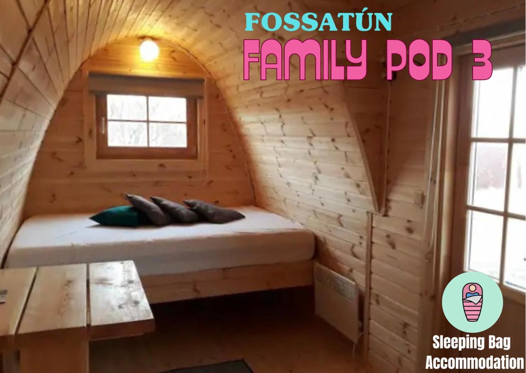 Fossatun Camping Pods & Cottages - Sleeping Bag Accommodation Exterior foto