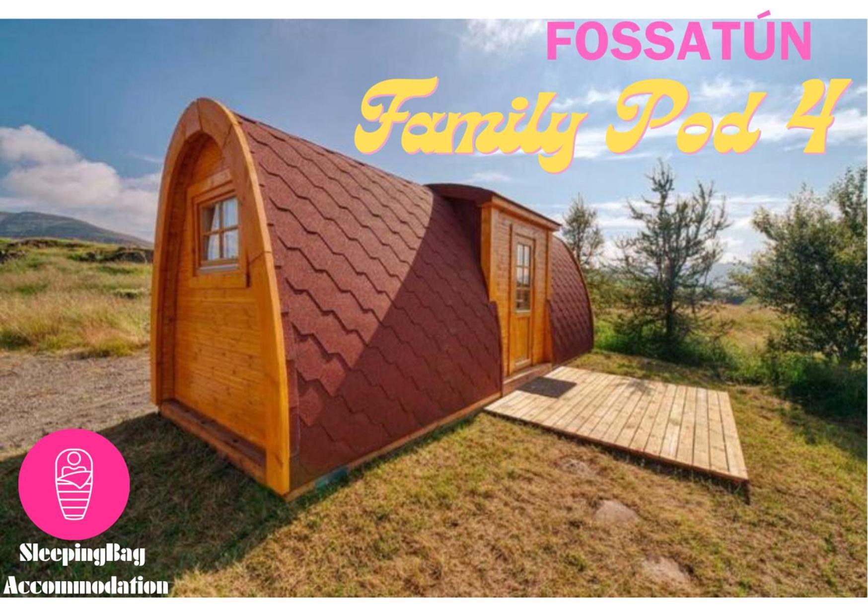 Fossatun Camping Pods & Cottages - Sleeping Bag Accommodation Exterior foto