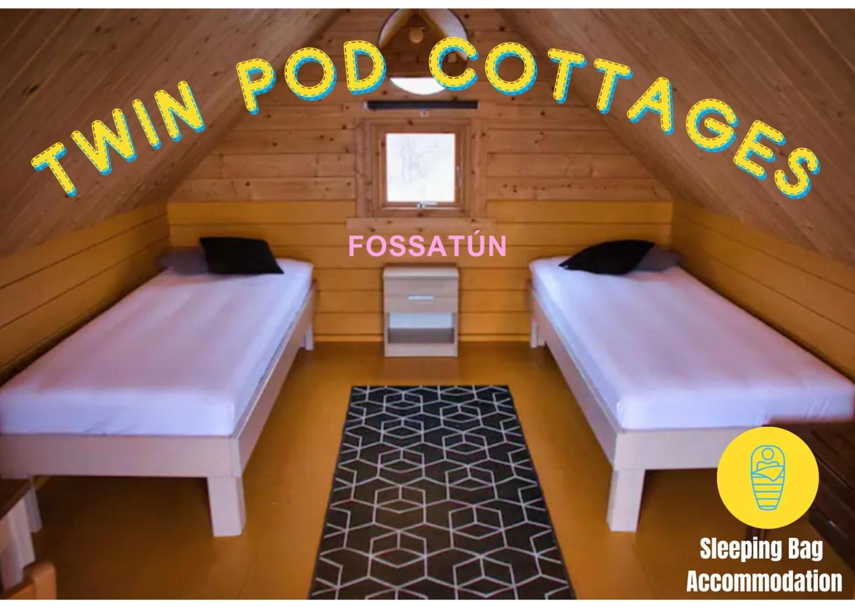 Fossatun Camping Pods & Cottages - Sleeping Bag Accommodation Exterior foto