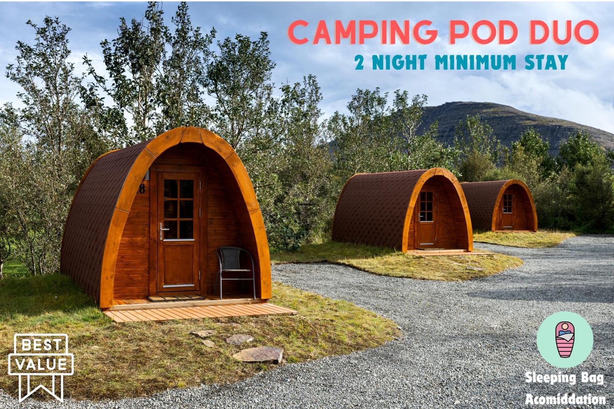 Fossatun Camping Pods & Cottages - Sleeping Bag Accommodation Exterior foto